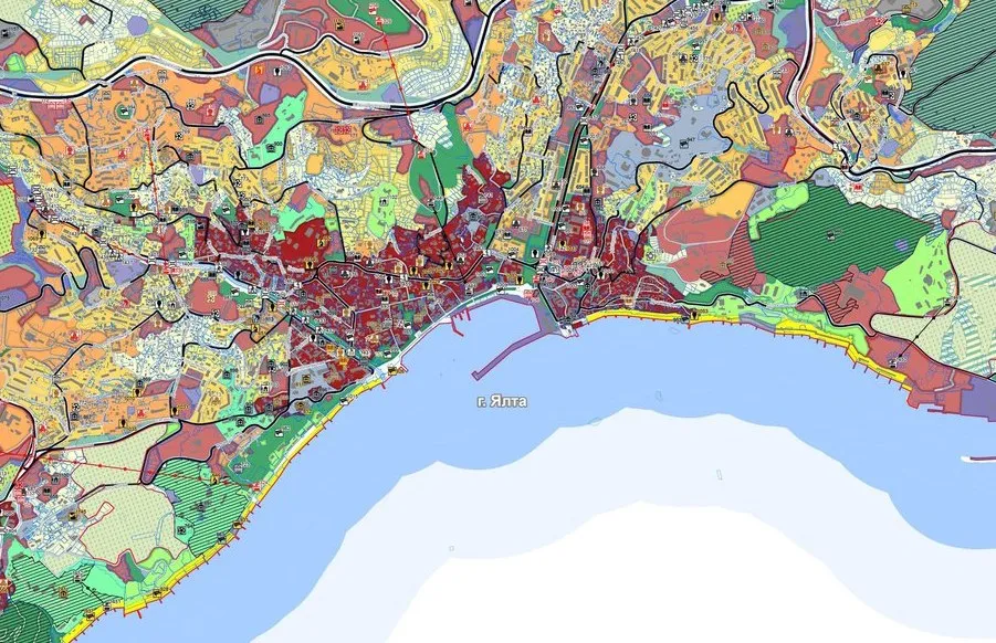 Генеральный план Ялты — ядро города